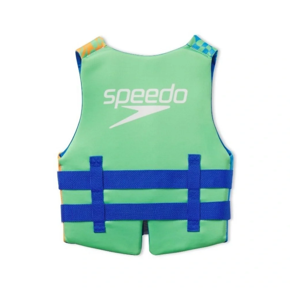 Speedo Youth Life Jacket Vest Weight (Youth 50-90lbs) - Checkered